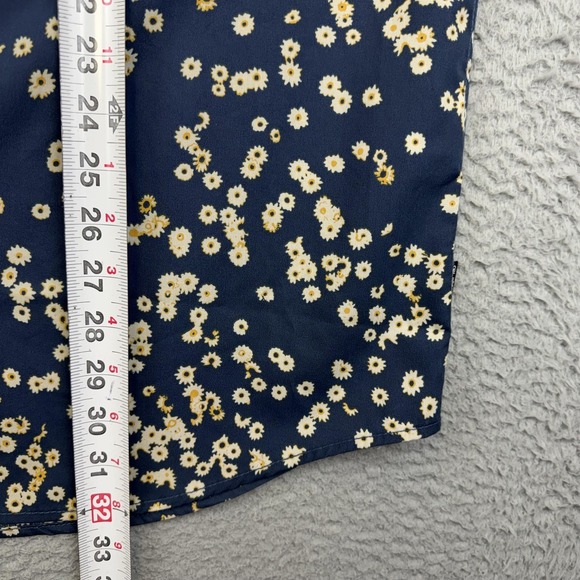 Quiksilver Cosmic Fields Classic Shirt Mens 2XL Navy Floral Button Up Resort - Picture 9 of 13